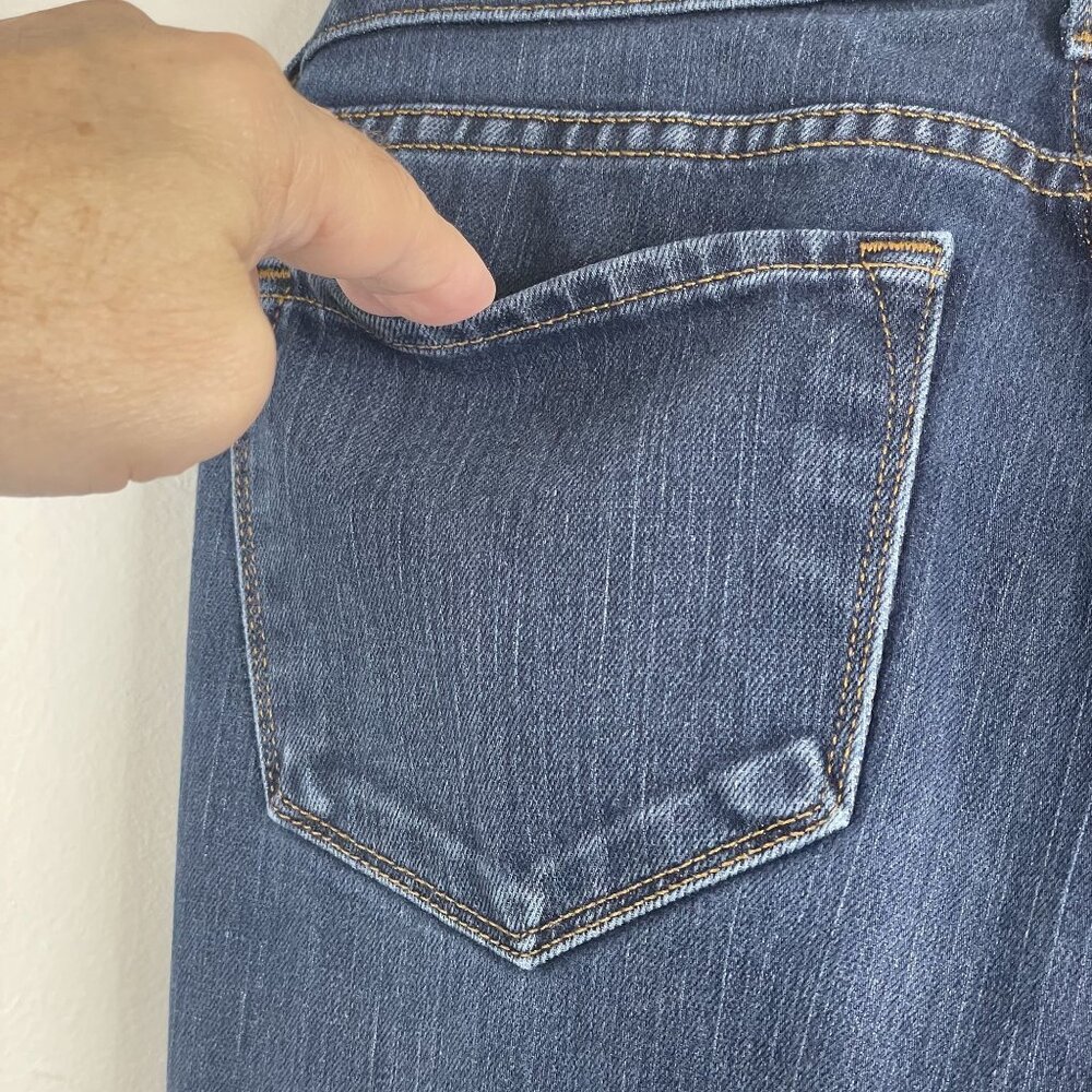 J Brand Womens Low Rise Jeans 27 x 32 Ink Blue Stretch Denim Straight - Picture 8 of 12